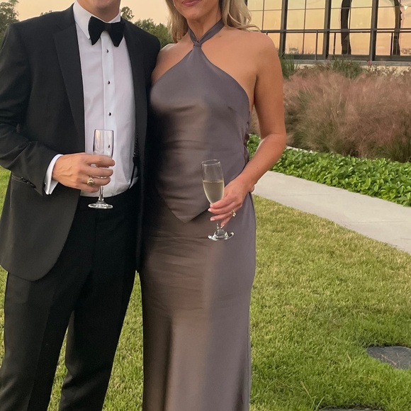 Ester Dress Retrofete in Charcoal - Picture 3 of 3